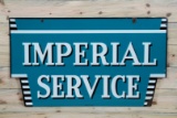 Imperial Service Double Sided Porcelain Diecut Sign TAC 9