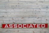 8' Associated Single Sided Porcelain Sign TAC 8