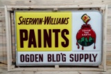 Sherwin-Williams Paints w/Cover The Earth Logo Lighted Sign TAC 8.9