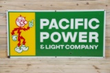 Pacific Power & Light Company w/ Redi-Kilowatt Logo Single Sided Porcelain Sign TAC 8.5