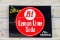 Drink B-1 Lemon-Lime Soda Single Sided Tin Metal Sign TAC 8.9