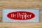 Drink Dr. Pepper Single Sided Tin Embossed Metal Sign TAC 9.5