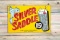 Silver Saddle Soda 15 Cents & Saddle Graphic Masonite Sign TAC 9.5