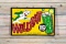 Wildcat Soda 15 Cents & Cat Graphic Masonite Sign TAC 9.25