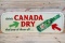 Drink Canada Dry Single Sided Tin Embossed Metal Sign TAC 9
