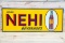 Drink Nehi Beverages Single Sided Tin Embossed Metal Sign TAC 8.9
