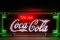 Drink Coca-Cola w/ Trademark in Tail Double Sided Porcelain Neon Sign TAC 8.9 & 7.5