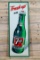 Fresh Up 7up Single Sided Tin Embossed Metal Vertical Sign TAC 9.5