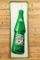 Canada Dry w/ Bottle & Straw Single Sided Tin Embossed Metal Vertical Sign TAC 8.75