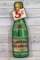 Canada Dry Pale Ginger Ale Single Sided Tin Embossed Metal Bottle Shaped Sign TAC 9.25