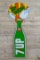 7up The Uncola Bottle Single Sided Tin Diecut Vertical Metal Sign TAC 8.75