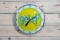 Rare Get Up Lighted Double-Bubble Clock
