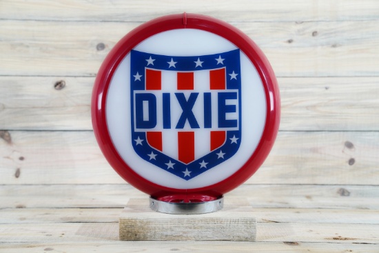 Dixie w/ Shield Logo Gas Globe & 13.5" Lenses TAC 9+