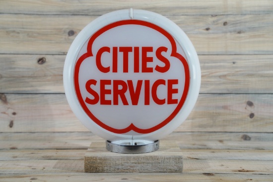 Cities Service Gas Globe & 13.5" Lenses TAC 9
