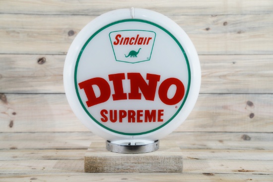 Sinclair Dino Supreme Gas Globe & 13.5" Lenses TAC 9