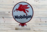 Mobilgas w/ Pegasus Gas Globe & 15
