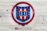 Dixie w/ Shield Logo Gas Globe & 13.5