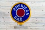 American Gas Red Dot Gas Globe & 15