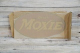 New Old Stock Drink Moxie Metal Flange Sign TAC 9