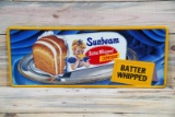 Sunbeam Batter Whipped Single Sided Tin Embossed Metal Sign TAC 9.25