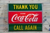 Coca-Cola Fountain-Prescription-Thank You-Call Again Double Sided Lighted Sign TAC 9