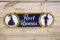 Sunoco Rest Room w/ Colonial Lady & Man Double Sided Porcelain Sign TAC 9