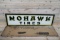 New Old Stock Mohawk Tires Single Sided Embossed Tin Sign & Original Box TAC 9
