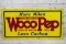 Woco-Pep King of Motor Fuel Double Sided Porcelain Sign TAC 8