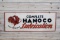 (Hancock) Complete Hanoco Lubrication w/ Early Logo Double Sided Tin Sign TAC 7 & 5.5