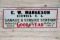 Goodyear Garage & Service Station Single Sided Tin Embossed Metal Sign TAC 8.9