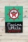 Texaco (White-T) Marine White Gasoline (Large) Single Sided Porcelain Sign TAC 9+