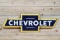 Chevrolet in Bowtie (Multi Color) Single Sided Porcelain Diecut Sign TAC 8.9