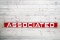 8' Associated Single Sided Porcelain Sign TAC 8.75