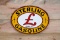 Sterling Gasoline w/ Logo Single Sided Porcelain Pump Sign TAC 8.25