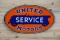 Rare United Motor Service w/ Logo Double Sided Porcelain Oval Sign TAC 9.5 & 9C