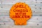 Shell Chassis & Motor Lubrication Double Sided Porcelain Sign TAC 9.25