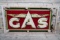 Flying A GAS w/ Chicken Wings Single Sided Porcelain Rolled Edge Original Neon Sign TAC 9