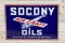 Socony Air-Craft Oils w/ Plane Logo Single Sided Porcelain Sign TAC 9