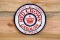 Red Crown Gasoline Standard Oil of California Single Sided Porcelain Sign TAC 9.75