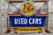 Chevrolet OK Used Cars Authorized Dealer Double Sided Porcelain Multi-Piece Neon Sign TAC 9.25/8.9