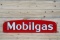 Mobilgas Single Sided Porcelain Diecut Truck Valance Sign TAC 8.5