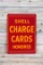 Shell Charge Cards Honored Single Sided Porcelain Sign TAC 9