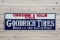 Goodrich Best In The Long Run Single Sided Tin Embossed Metal Sign TAC 9.25