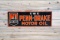 Penn-Drake Motor Oil Single Sided Tin Embossed Metal Sign TAC 8