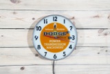 Dodge Power Transmission Machinery Lighted Pam Clock