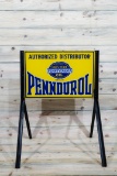 Penndurol Authorized Distributor Double Sided Porcelain Sign TAC 9