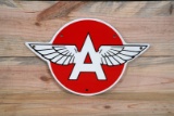 Flying A Logo Flat Truck Door Single Sided Porcelain Diecut Sign TAC 9