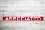 8' Associated Single Sided Porcelain Sign TAC 8.75