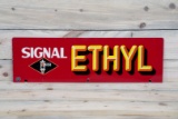 Signal Ethyl w/ Logo Double Sided Metal Sign TAC 8.5