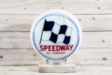 Speedway Oil Company Gas Pump Globe & 13.5